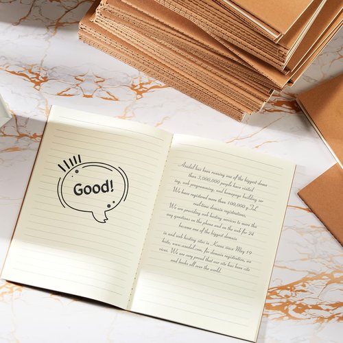 Mimorou 100 Pcs Kraft Notebook Journals 5.5 Inch x 8.3 Inch A5 Softcover Notebooks Bulk for Writing Sketch Office Notepad with 60 Pages 30 Sheets (Multicolor,Lined)(Brown,Lined)