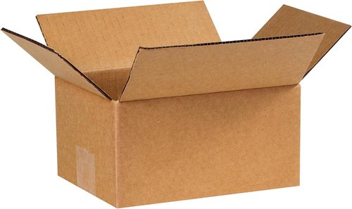 Partners Brand Corrugated Boxes - 8"L x 6"W x 4"H, Durable Kraft | Pack of 25