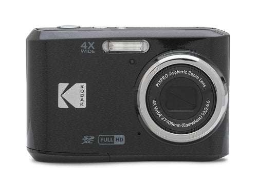 KODAK PIXPRO Friendly Zoom FZ45-BK 16MP Digital Camera with 4X Optical Zoom 27mm Wide Angle and 2.7" LCD Screen (Black)