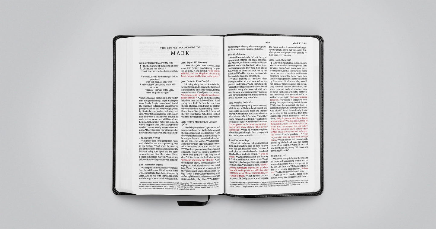 ESV Premium Church Bible, Large Print, Red Letter (TruTone, Black): Holy Bible, English Standard Version