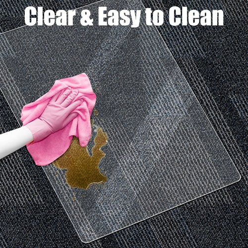 2 Pack Office Chair Mat for Carpet 47" x 29", Chair Floor Mat 1/7" Thick 10 Pounds Heavy Duty, Hard Desk Chair Mat for Carpeted Floors (47 * 29 inches-2PCS)