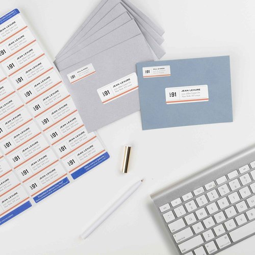 Avery Repositionable Printable Address Labels with Sure Feed, 1" x 2-5/8", White, 3,000 Blank Mailing Labels (55160)