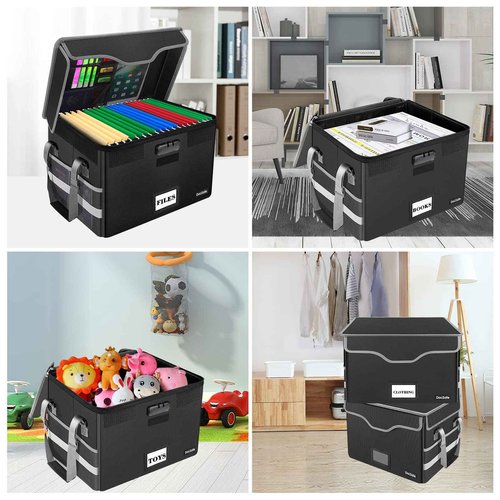 DocSafe Fireproof Storage Ottoman Fireproof Document Box with Lock