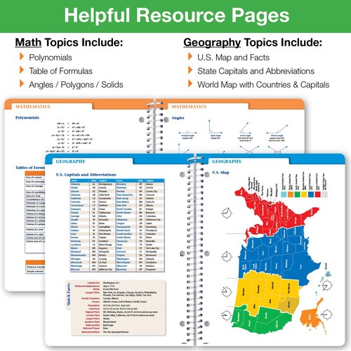 Global Datebooks Dated Middle School or High School Student Planner for Academic Year 2025-2026 Includes Ruler/Bookmark and Planning Stickers (Matrix Style - 8.5"x11" - Halftone Blue)