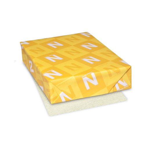 Neenah Paper Classic Laid Stationery, 24 lb Bond Weight, 8.5 x 11, Classic Natural White, 500/Ream