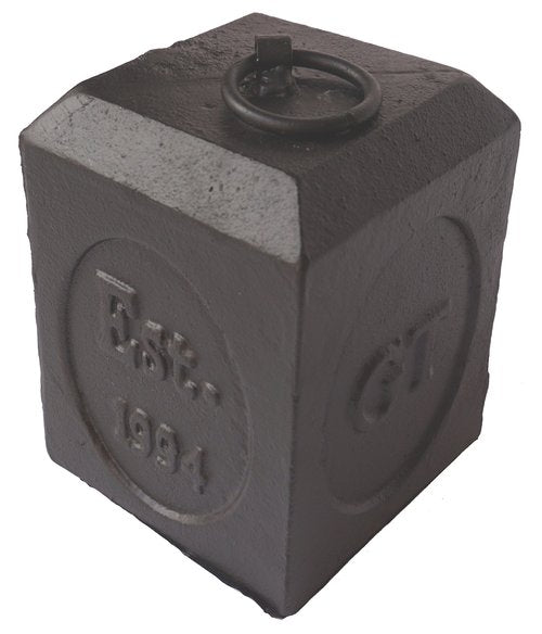 Lulu Decor Cast Iron Decorative Door Stop, 5 lbs Heavy Door Stopper, Elegant Door Weight for Home, Office, Kitchen, Patio, Securely Holding Doors Open (Square 5.20 lbs)