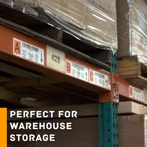 OfficeSmartLabels (2-1/4 x 1-1/4 inch) Multipurpose Industrial Grade Plastic Labels, Compatible with 1933084 Labels (4 Rolls / 800 Labels Per Roll)
