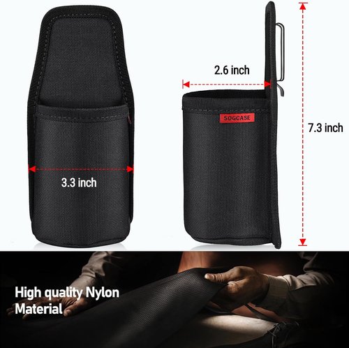 Beer Holster - Outdoor Drink Belt Holder for Water Bottles | Adjustable & Durable Design