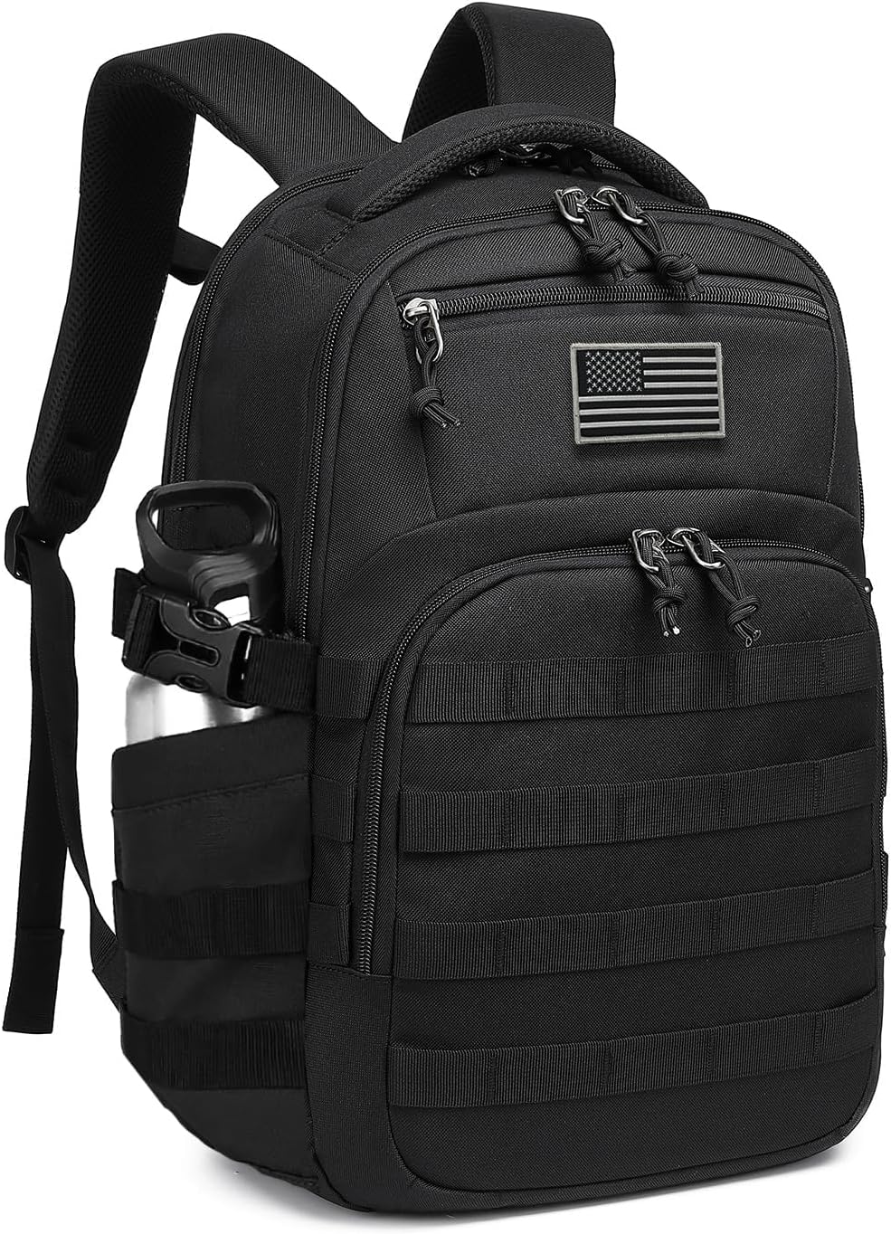 Wotony Military Tactical Backpack - Compact Black Assault Bag for Men | Durable & Versatile