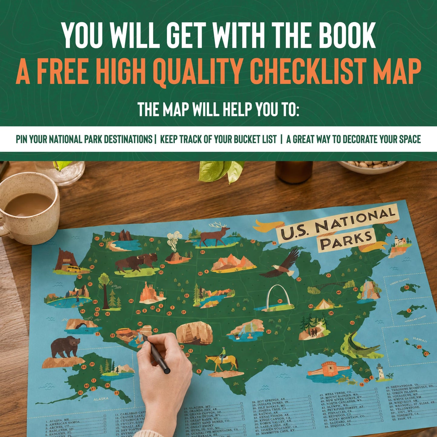 National Parks Bucket List Adventure Guide & Journal: Your Way to Explore America's National Parks & Document Your Adventures for a Lifetime! (Planner, Travel Guide, Journal, Passport Book)