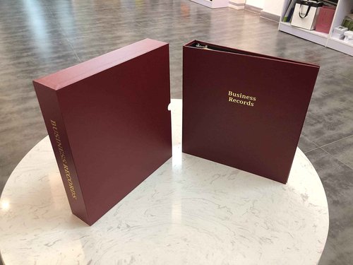 CORP PAPER PRODUCTS Corporation Binder with 6 Tabs and Clear Plastic Sleeve