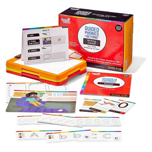 hand2mind Guided Phonics + Beyond Writing Center, Units 1-3, Science of Reading Classroom Materials, Kindergarten Classroom Must Haves, Reusable Handwriting Practice for Kids, Letter Writing Practice