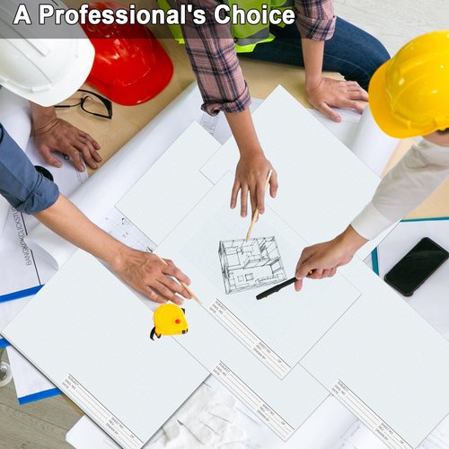 2 Pack 100 Sheets 11" x 17" Isometric Graph Paper Pad Landscape for 3D Designs Architecture Landscaping Engineering Drafting (Landscape)