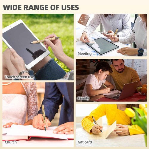 INSADA Bible Inspirational Stylus Pens Bulk Christian Pens with Scripture Great for All Ages Office and School Also Makes Great inspirational Gifts （180 Count）