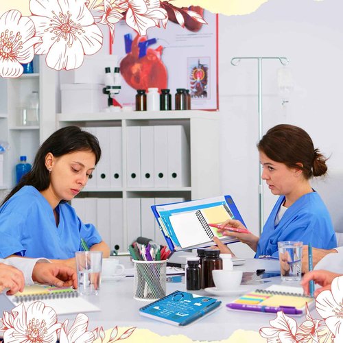 Resurhang 12 Sets 2025 Nurse Appreciation Gift Thank You Gifts Includes Small Pocket Inspirational Spiral Notebook with Ink Pens and Sticky Notepads Bulk for Assistants Medical Staff Coworker(Nurse)