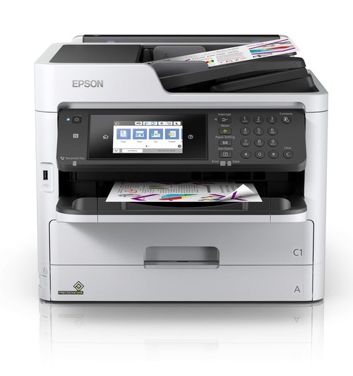Epson Workforce Pro WF-C5710 Network Multifunction Color Printer, Standard Capacity, Silver