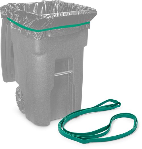 Tasker Rubber Bands for 64-65 Gallon Trash Cans (Value 6 Pack)