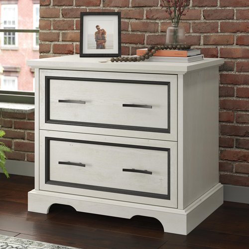 Sauder Carolina Grove 2-Drawer Lateral File Cabinet, Winter Oak Finish