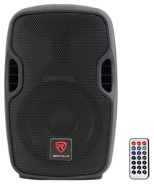 Rockville BPA8 300W 8" Powered PA Speaker, Bluetooth, Lightweight, Versatile Inputs, for DJs and Live Events