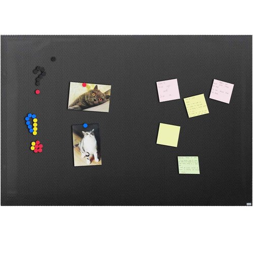 JILoffice Bulletin Board, Magnetic Board 36 x 24 Inch, Great Wall Mounting Board with 40 Magnets, Decorative Board for Photos and Messages for Office Home and School