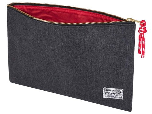 Rough Enough Important Document Organizer Holder Safe File Folder Bag Letter Size with Zipper for Office School College Teacher Art Supplies Canvas