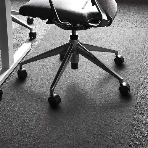 FloorTex 1115015023ER Floor Protection Chairmat, XXL, 60-Inch x60-Inch, Clear