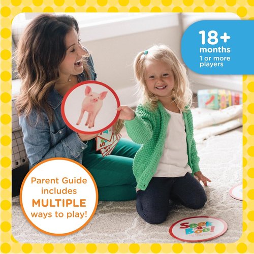 MindWare Seek-a-Boo Memory Game - Engaging Seek and Find Activity with Toddler Flash Cards