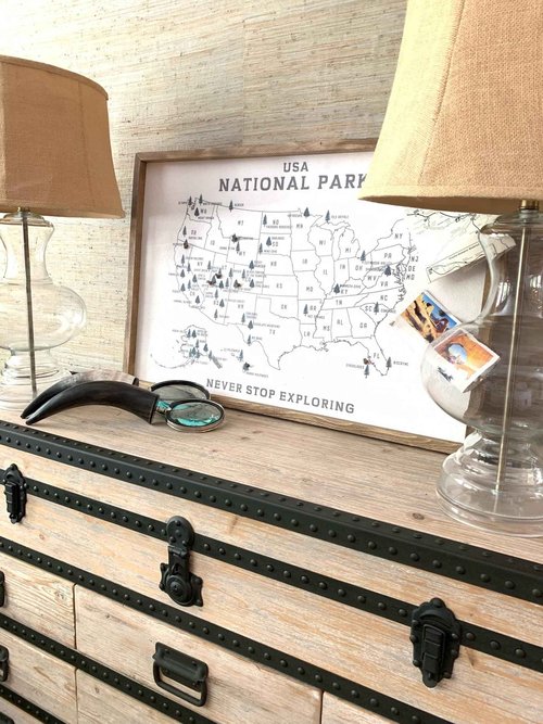 National Park MAP PIN Board