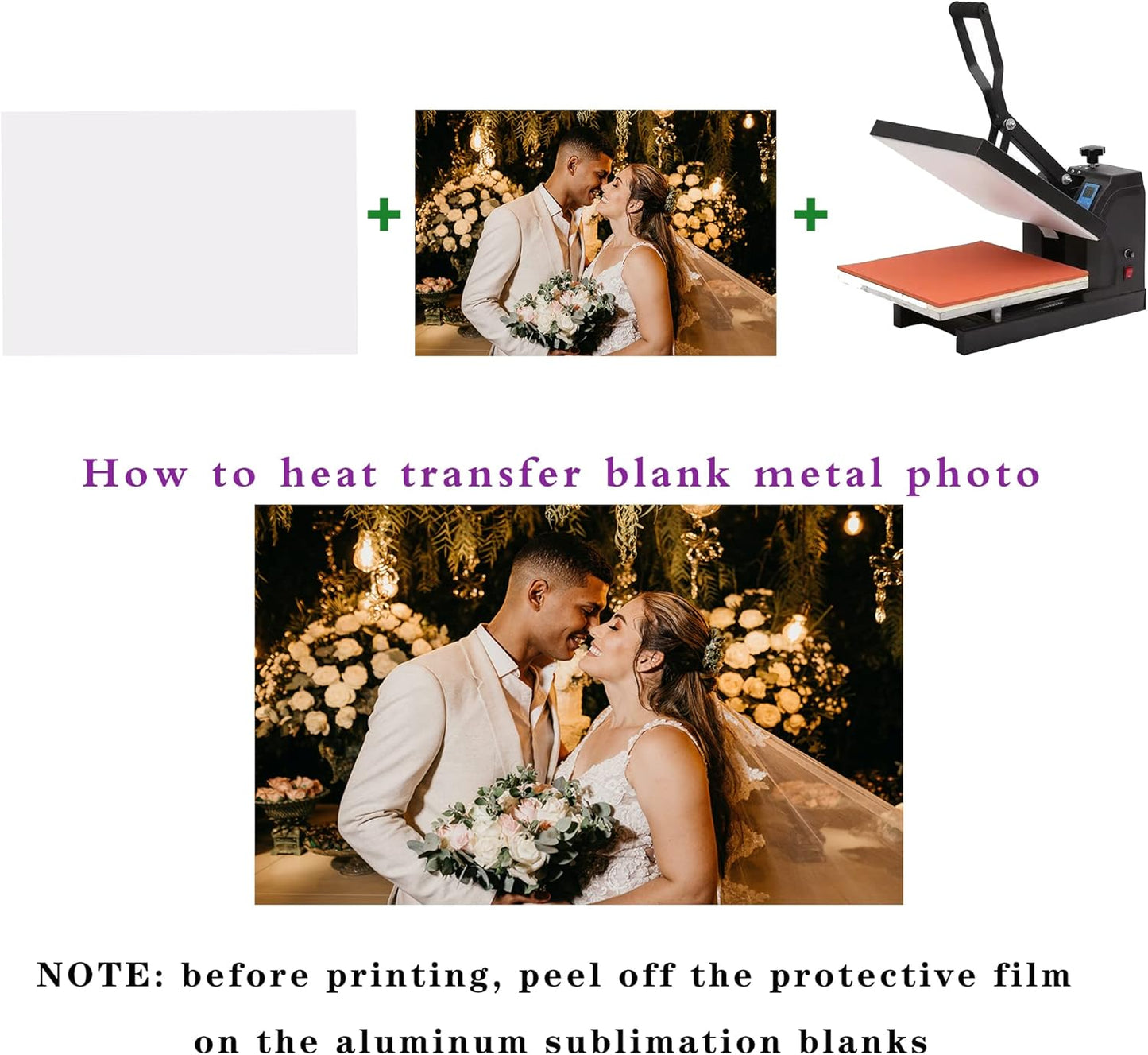 Skiennix Aluminum Photo Blanks - 8 Pcs 4x6 Inch Metal Sublimation Blanks | 0.4mm Thickness for Custom Printing