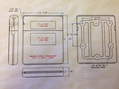 Manual Pak Weatherproof Document Holder