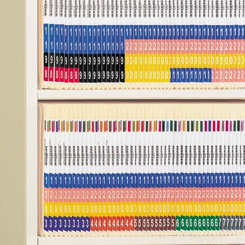 Smead TUFF® Laminated End Tab Fastener File Folder, Shelf-Master® Reinforced Straight-Cut Tab, 2 Fasteners, Letter Size, Manila, 50 per Box (34105)