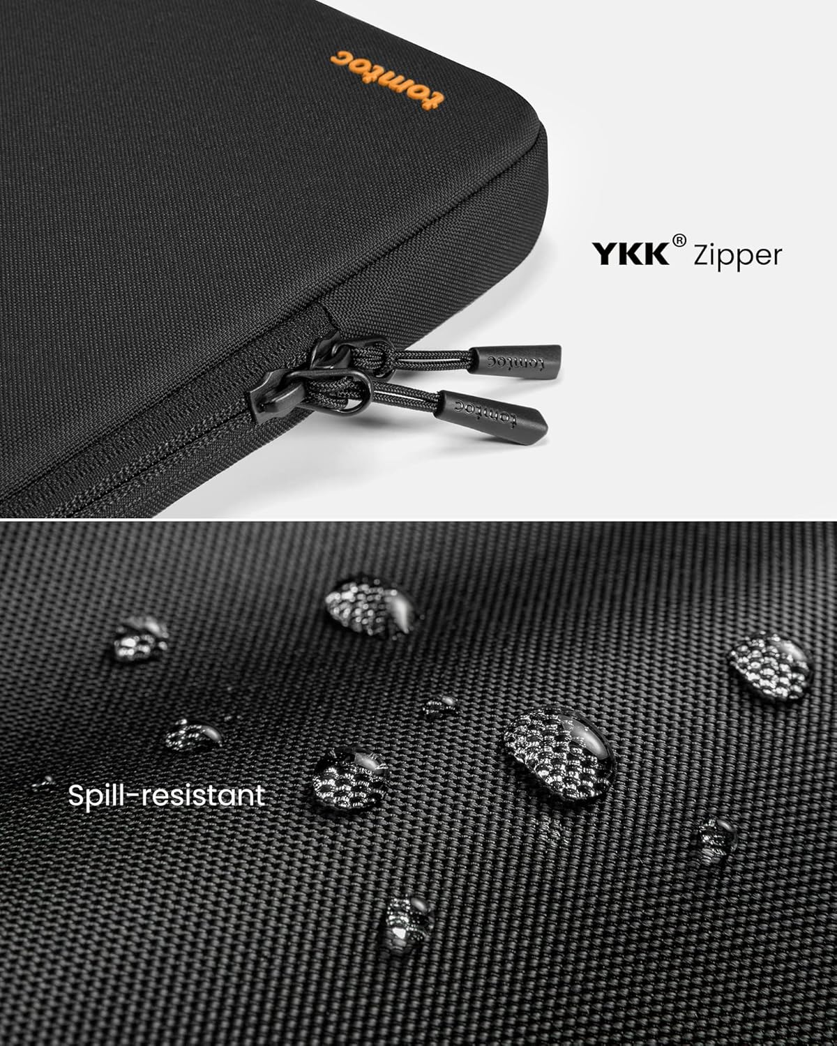 tomtoc 360 Protective Laptop Sleeve - Water-Resistant Case & Accessory Bag for 13" MacBook Air/Pro