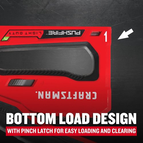 CRAFTSMAN Heavy Duty Reverse Squeeze Stapler - Ergonomic Design for Effortless Stapling