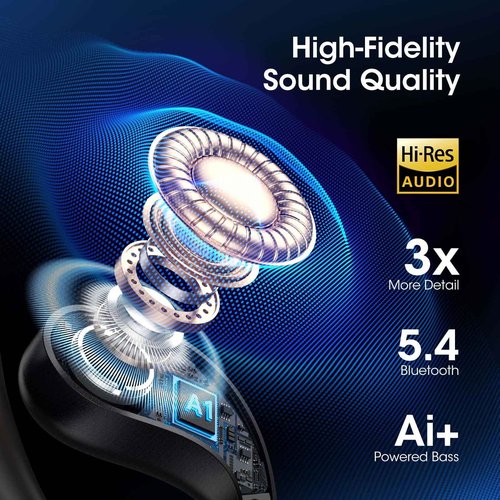 AI Translation Earbuds Real Time, 2025 Upgraded 144 Language Translator Earbuds for iPhone and Android 6-in-1 Translation Headphones with 6 Mode, Translating Device for Travel Business Learning(Black)