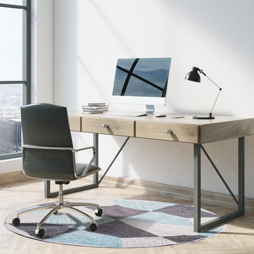 MYTHIA Non-Slip Massage Chair Mat – Floor Protection for Hardwood & Carpet