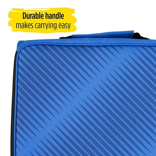 Five Star 2 Inch Zipper Binder, 3 Ring Binder, 6-Pocket Expanding File, Durable, Color Selected for You, 1 Count (29592)