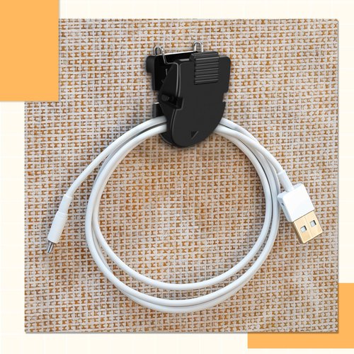 COMNICO 70Pcs Cubicle Clips, Fabric Partition Panel Wall Clip Messages Hooks Office Desk Accessories Holds Notes Memos Messages Photos (Black)