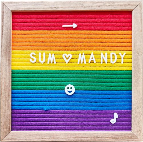 Felt Board | 10x10 Inch Felt Letter Board - Perfect for Pregnancy Announcements & Baby Signs