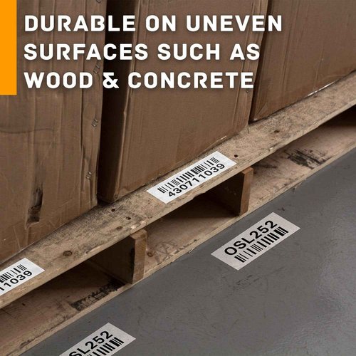 OfficeSmartLabels (2-1/4 x 1-1/4 inch) Multipurpose Industrial Grade Plastic Labels, Compatible with 1933084 Labels (4 Rolls / 800 Labels Per Roll)