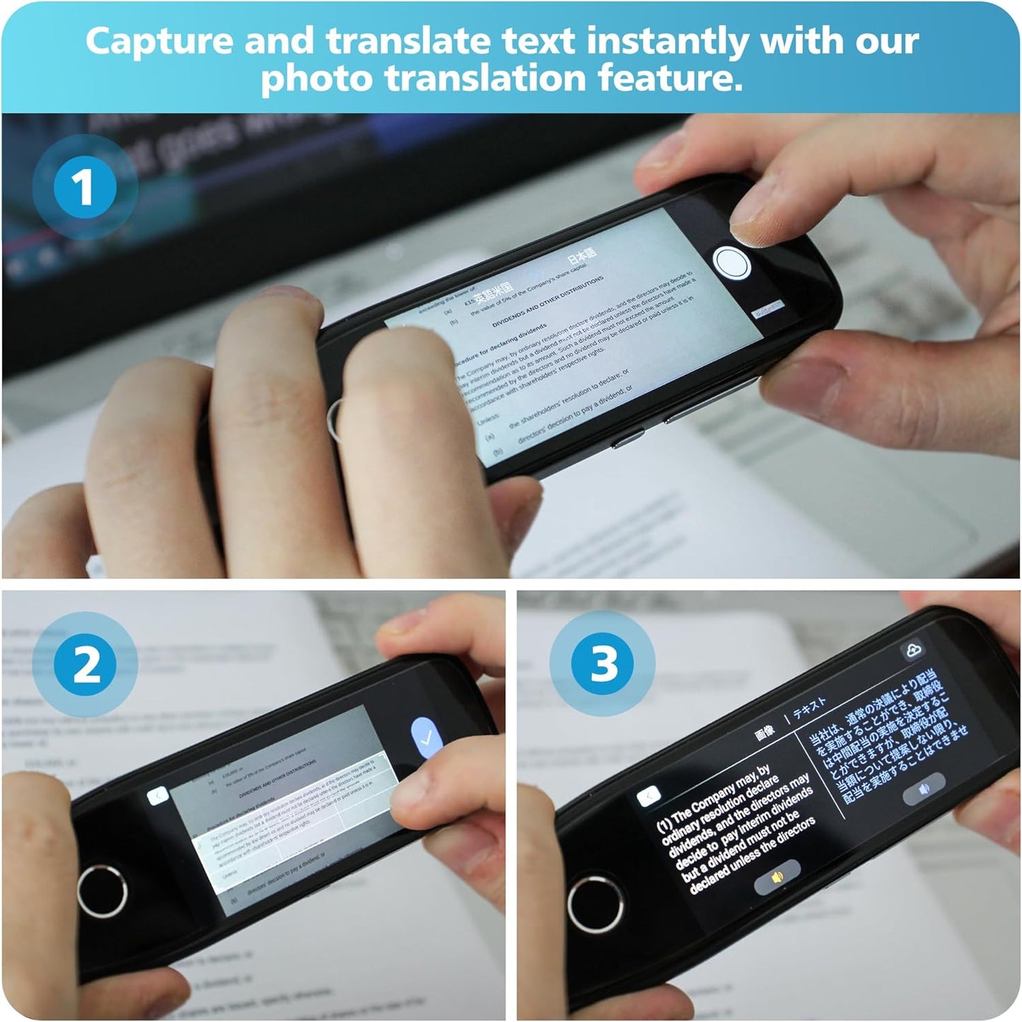 Translation Pen | Dyslexia Reading Tool for Kids - Text to Speech & 130+ Languages Support