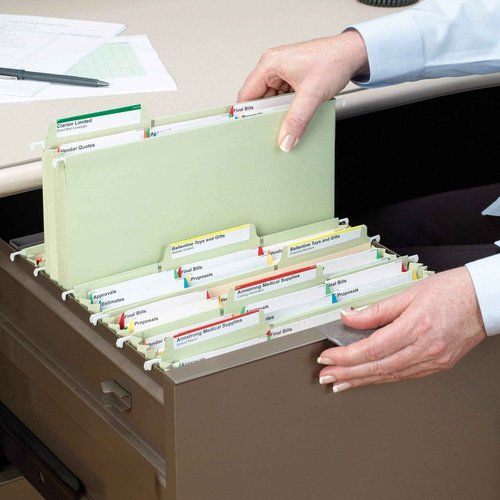 Smead Interior File Folder, 1/3-Cut Tab, Legal Size, Manila, 100 per Box (15230)