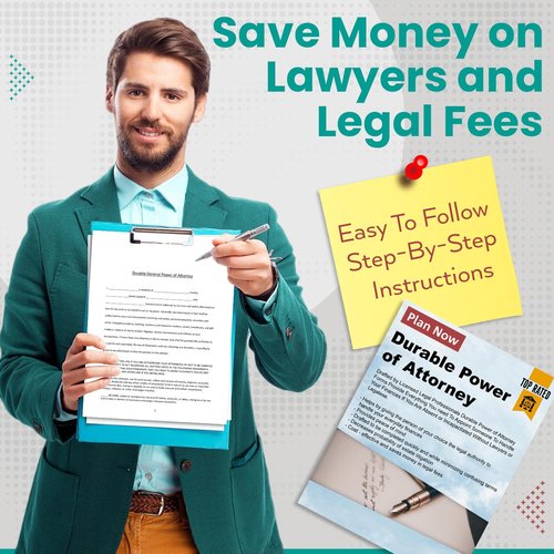Durable Power of Attorney Do-it-Yourself Legal Form with Simple Instructions Live Legal Support