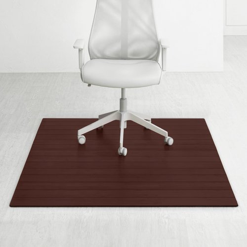 Anji Mountain Office Chairmat Thickest & Sturdy Bamboo Chairmats Highly Premium Quality Anti-Slip Heavy Duty For Multi-Purpose Hardwood Floor Office & Home Floor Protector Office Chair mat-8mm Thick