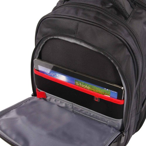 Perry Ellis M140 Business Laptop Backpack, Black, One Size