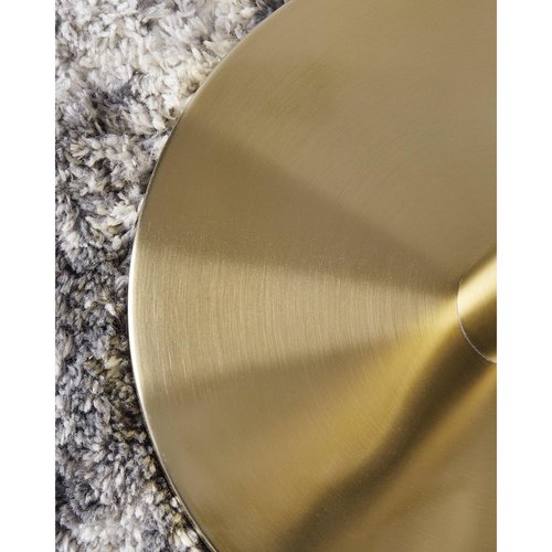 Signature Design by Ashley Tobbinsen Vintage Metal and Glass Floor Lamp with Pull Chain Switch and 2 Sockets, Metallic & White
