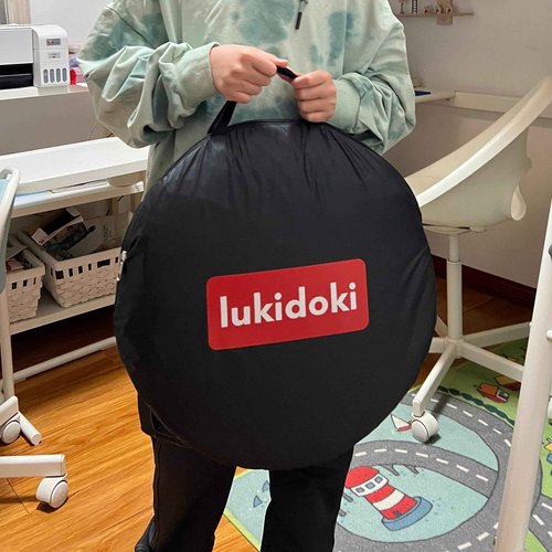 lukidoki Sensory Tent for Kids & Adults with CPC Certification - Large Size 47x47x47in Sensory Calm Corner Helps Autism, ADHD, SPD Children Relax, Reduce Anxiety - Pop-up Blackout Hideout Play Tent