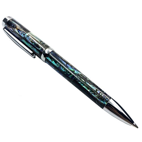 HHA Handmade mother of pearl ballpen from Vietnam - ideal gift for man/woman at work (blue)
