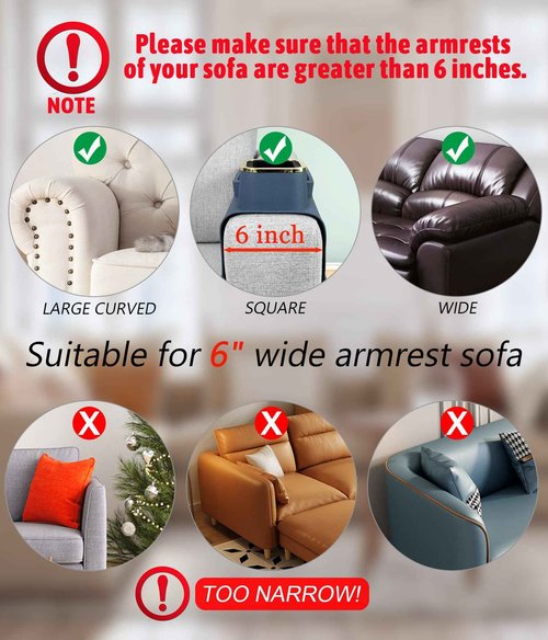 HMASYO Couch Cup Holder Tray - Silicone Sofa Armrest Table Couch Drink Holder and Tray Organizer for Remote Snacks Cellphone, Anti-Spill Anti-Slip Design, Mother`s Day Gifts for Mom Grandma
