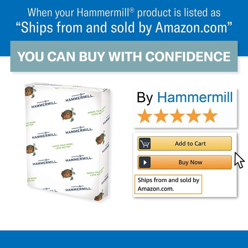 Hammermill Colored Paper, 24 lb Pink Printer Paper, 8.5 x 11-10 Ream (5,000 Sheets) - Made in the USA, Pastel Paper, 104463C