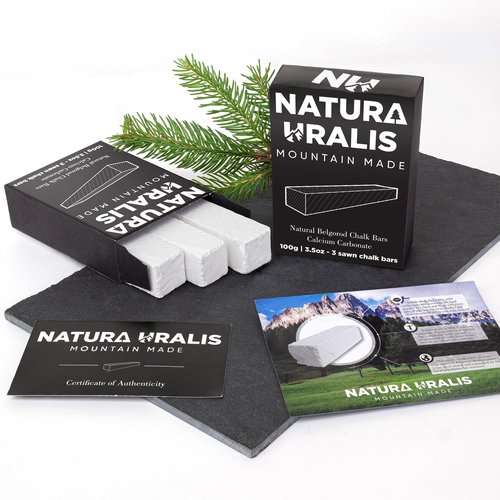 Natura Uralis Premium Belgorod Sawn Chalk | White Chalk Bars - Amazing Crunch, Satisfying Earthy, Velvety and Firm Texture, ASMR Sensation, Natural Calcium Carbonate (Mini (3.5oz))